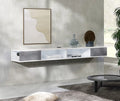 70 inch Grey White Floating TV Stand Z180