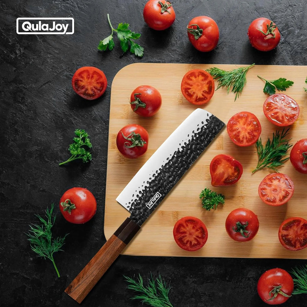 7 Inch Nakiri Chef Knife with Sheath S2052