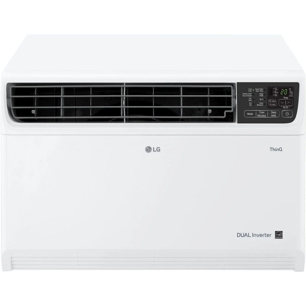 14,000 BTU 115-Volt Wi-Fi Window Air Conditioner with Remote, White C97417