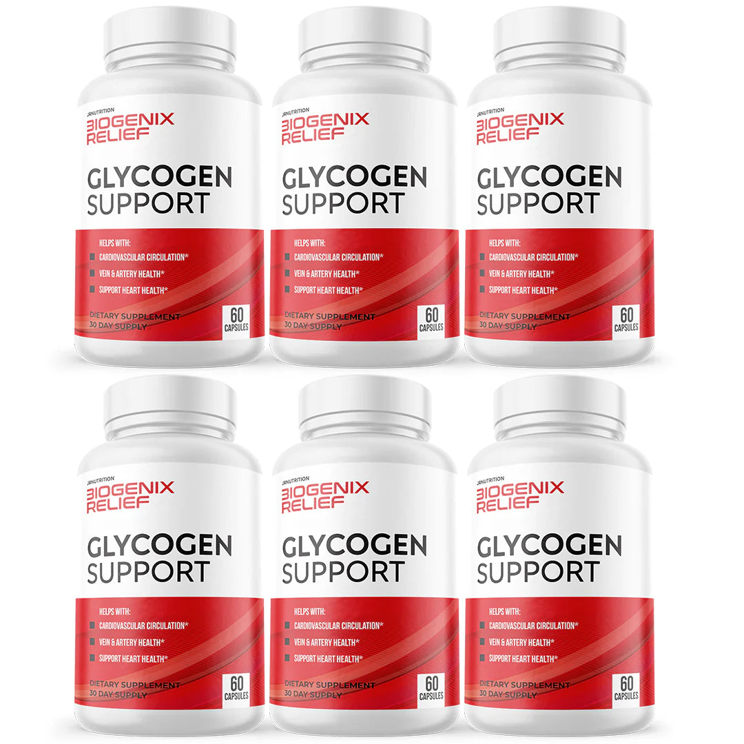 Relief Glycogen Support Capsules 6 Bottles D789
