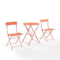 3-piece Mint Green Outdoor Metal Bistro Set X4917
