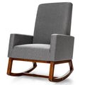 Mid Century Rocking Chair Beige E361446