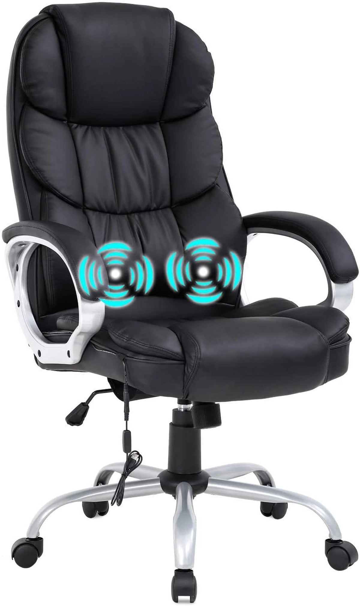 Black Ergonomic High Back PU Leather Office Chair A792534