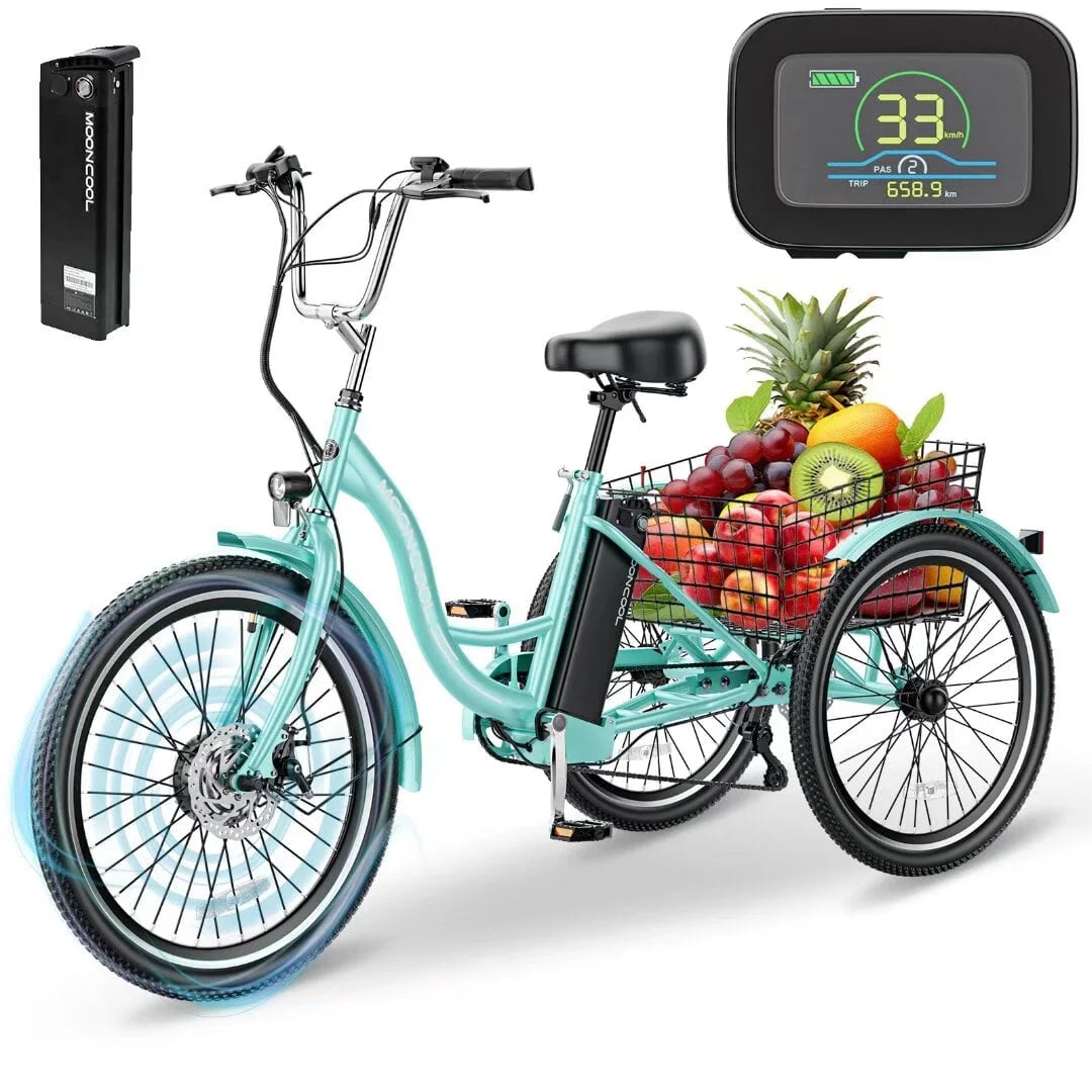 24" 350W 3 Wheel Electric Tricycle D53429