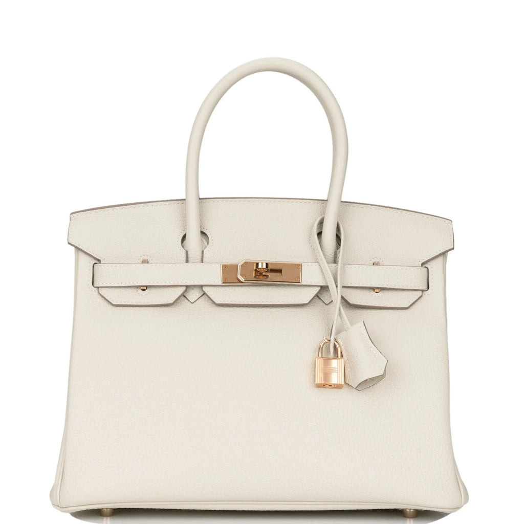 Birkin 30 Craie Togo Rose Gold Hardware A55037