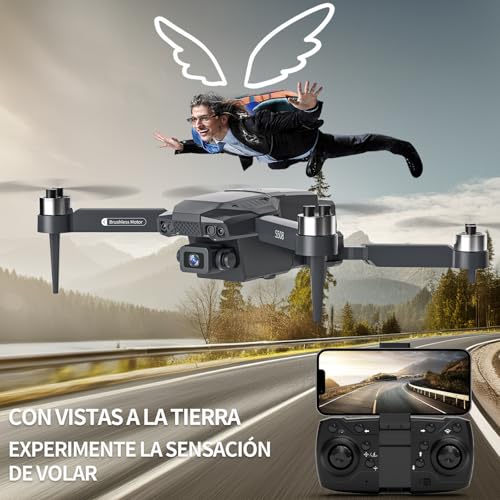 Mini Drone with Camera, FPV RC Quadcopter, Foldable Drone with Carry Case W643
