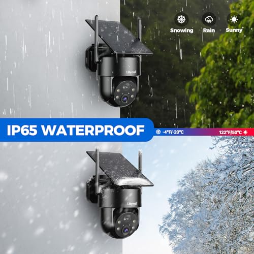 Wireless Outdoor Solar Security Cameras 2K 360° View S80835