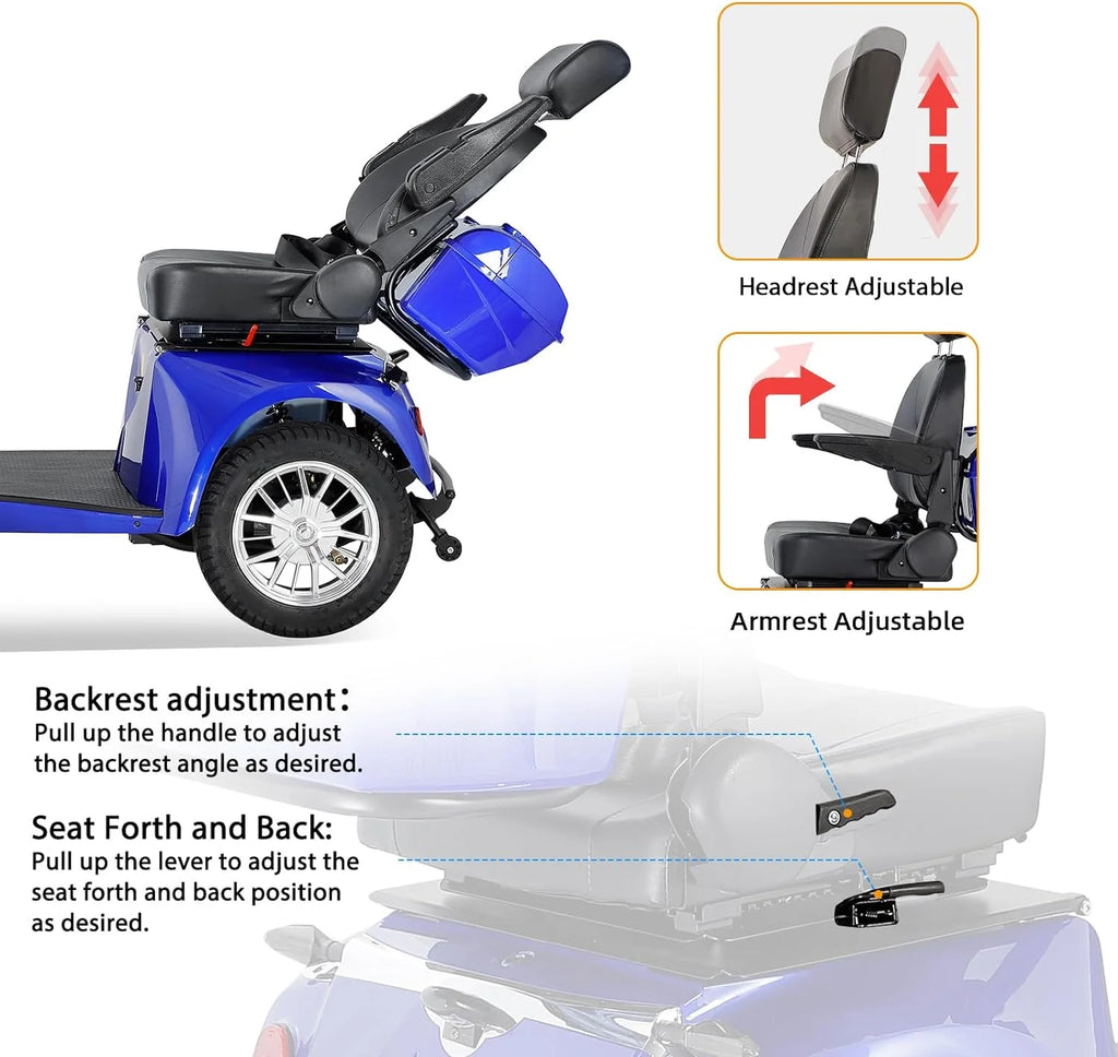 4-Wheel Electric Mobility Scooter E74162