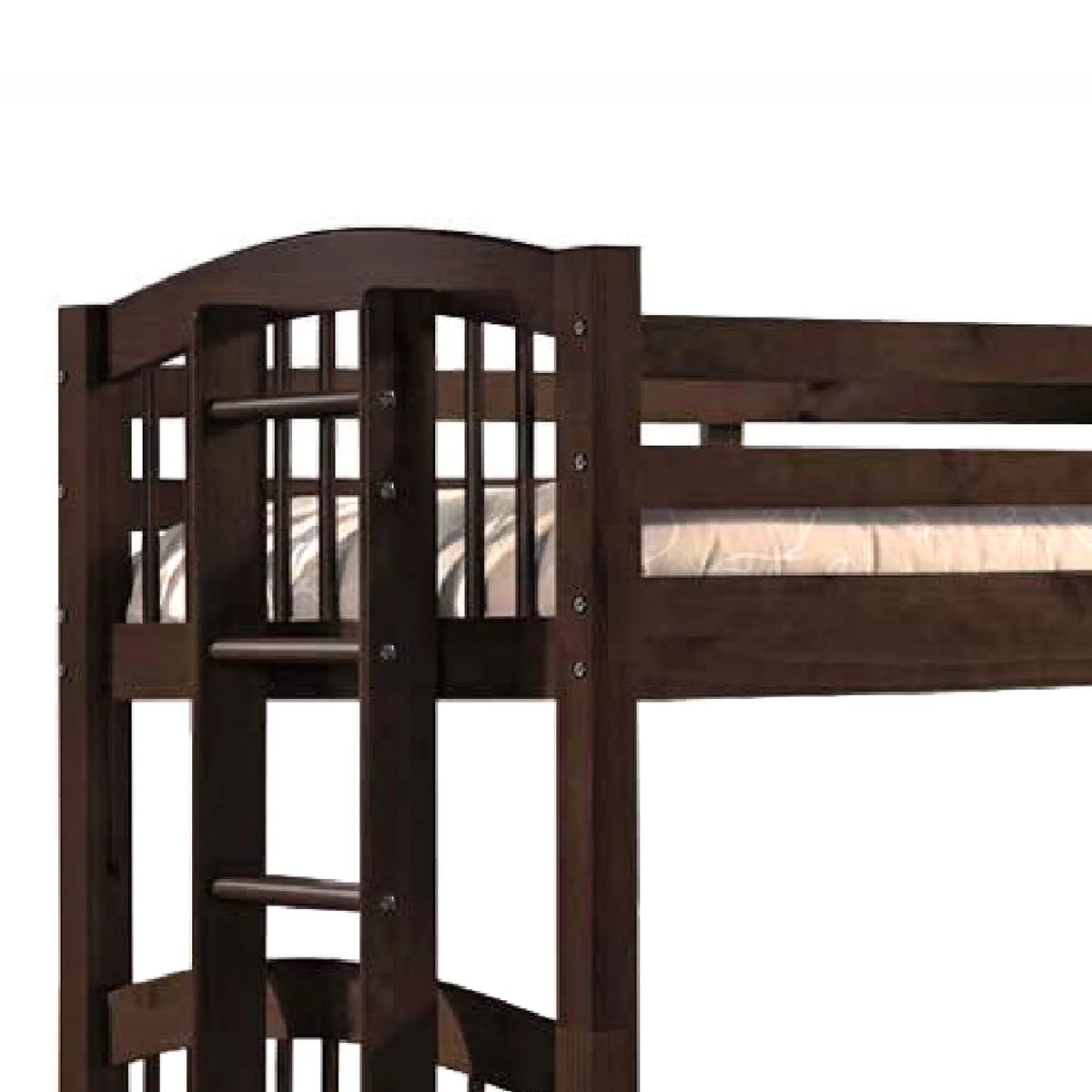 Wooden Twin Bunk Bed & Trundle with 3 Drawers O724