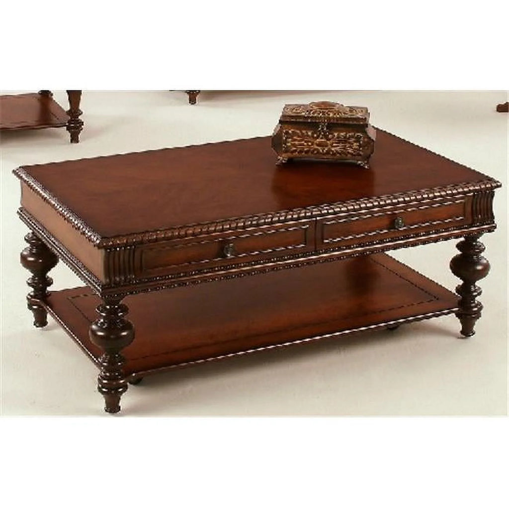 Wood Castered Coffee Table V666