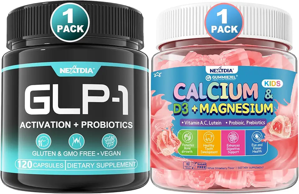 GLP-1 Supplement with Akkermansia Probiotics & Calcium Gummies G85432