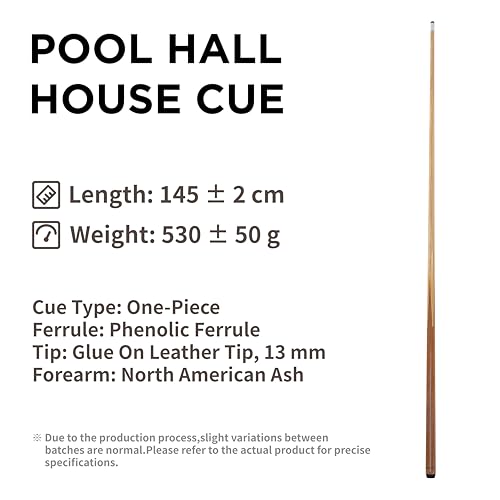 Set of 6 Pool Cues 57" T36659