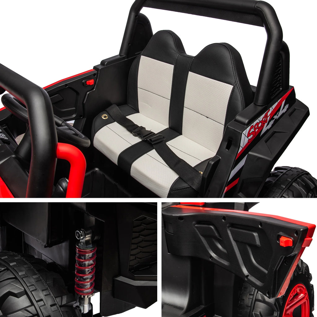 24V 2 Seater 4 Wheel Drive Ride on Truck with Remote Control P231