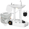 Portable Sink and 5.8 Gallon Toilet Combo P779606