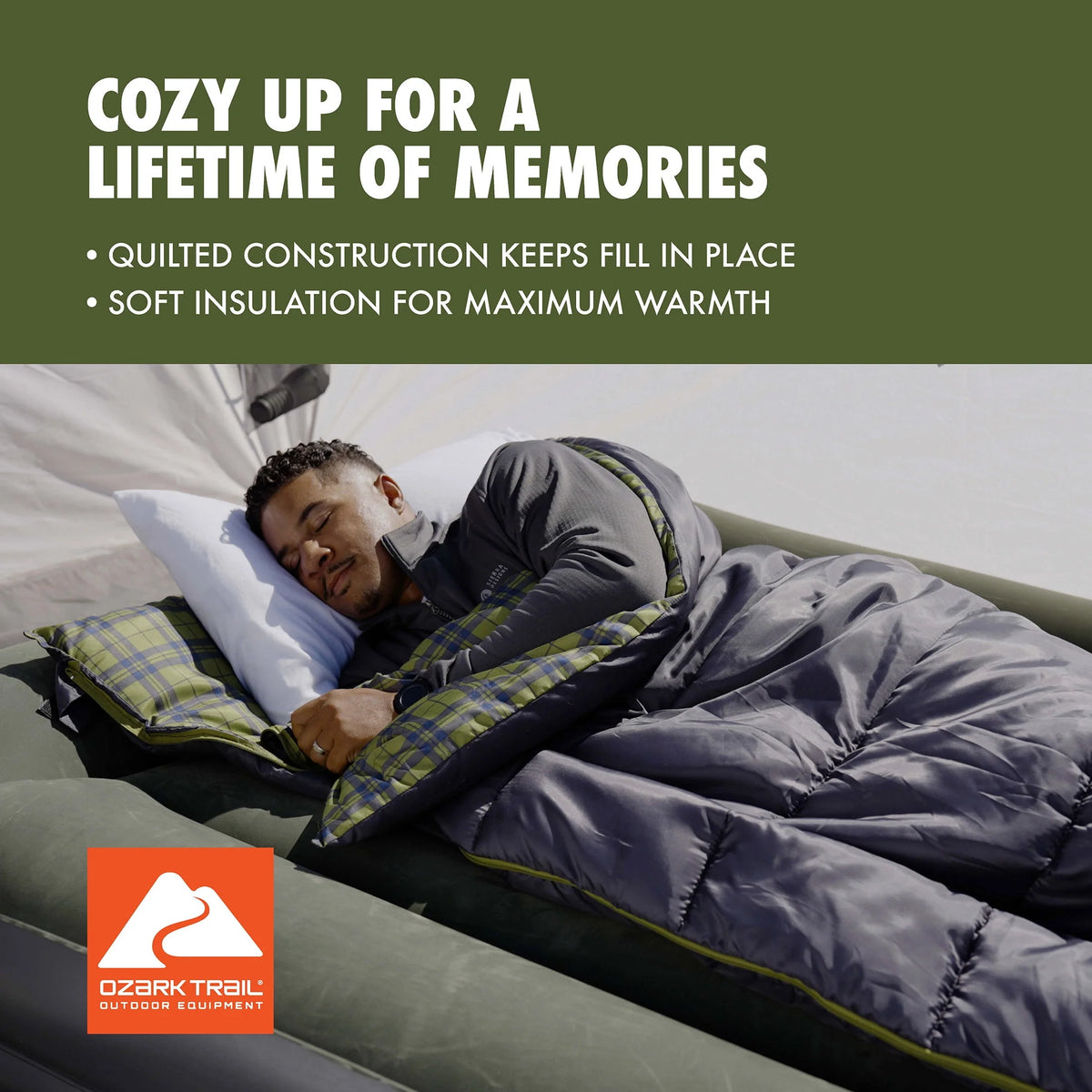 Oversized 30-Degree Rectangular Sleeping Bag T6062
