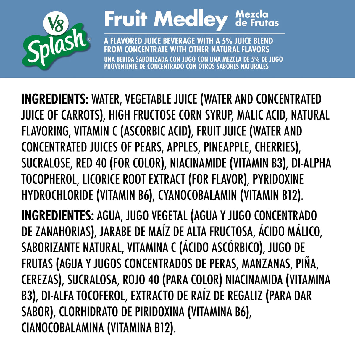 Fruit Medley Flavored Juice Beverage, 16 fl oz Bottle I5006