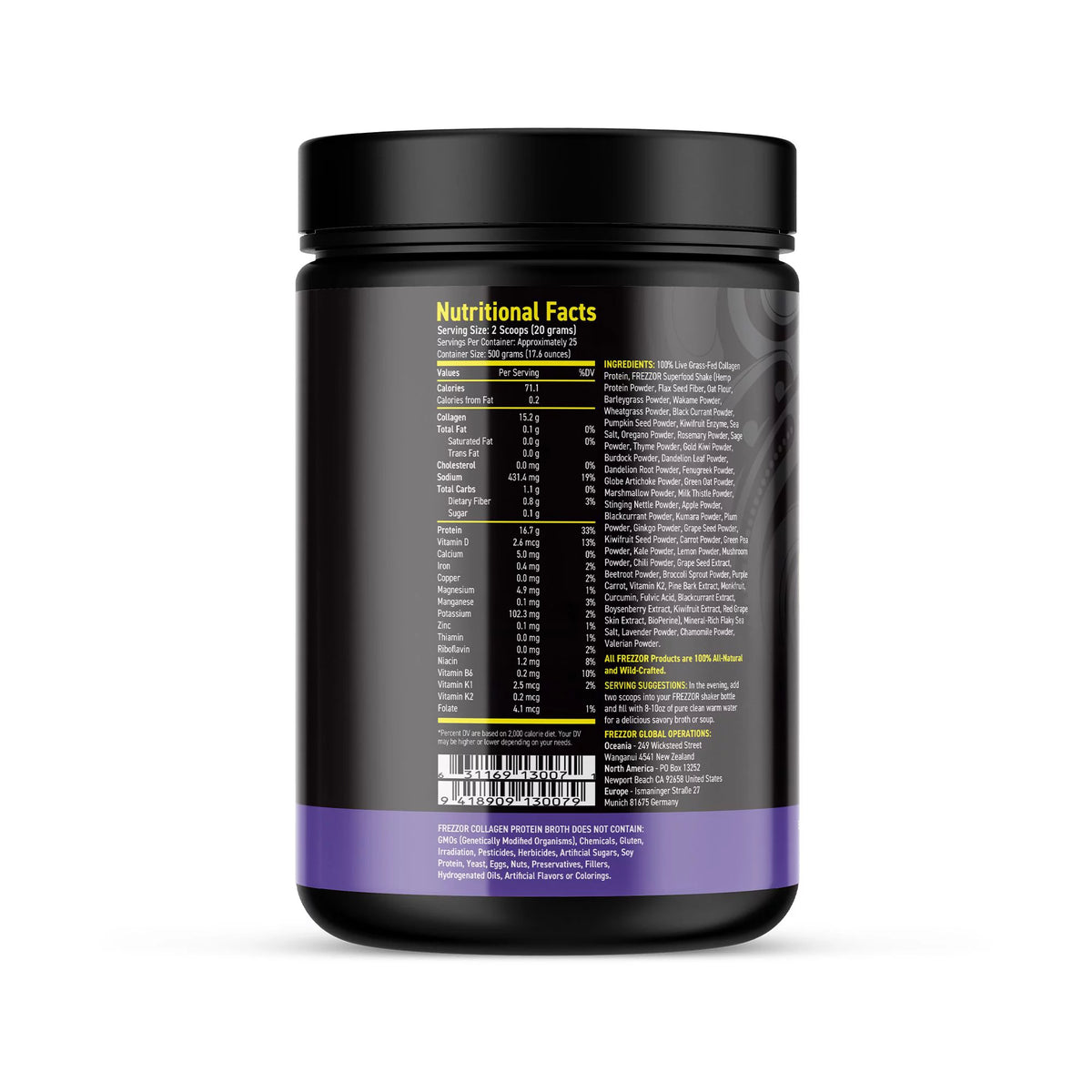 Grass-Fed Collagen Protein Bone Broth Protein Powder C111