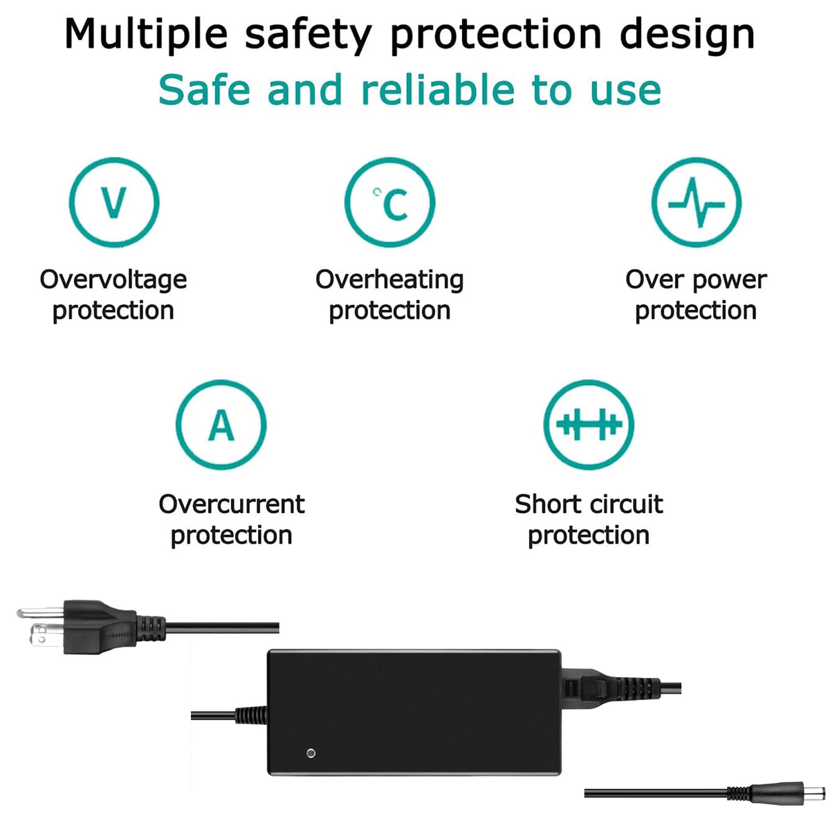 Compatible AC DC Adapter Replacement V527