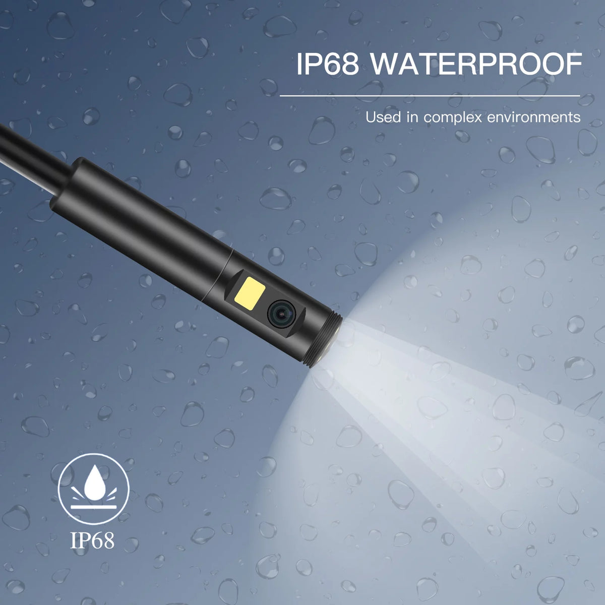 Endoscopy Borescope Camera, 3 in 1 Interface, 1960 * 1080 Resolution V290