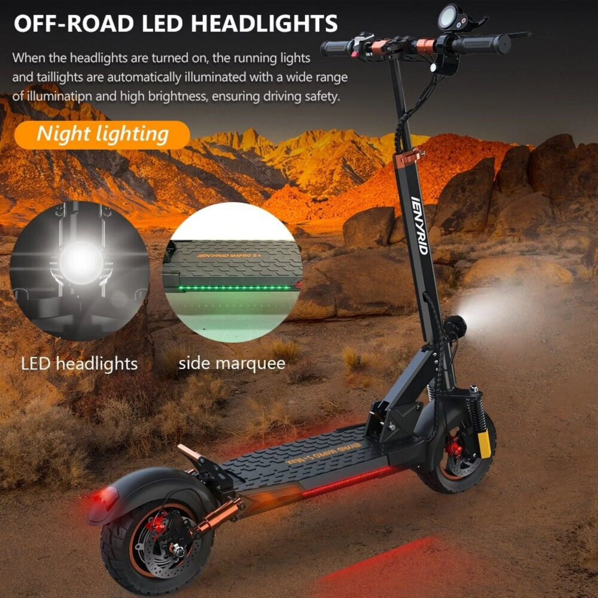 800W Foldable Electric Scooter with Seat N915