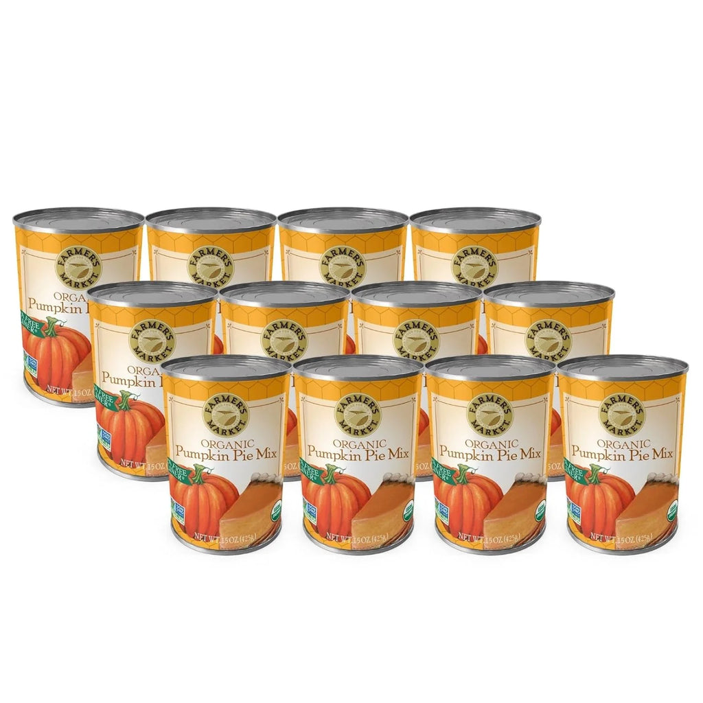 Organic Canned Pumpkin Pie Mix 15-Ounce Cans Pack Of 12 D195571