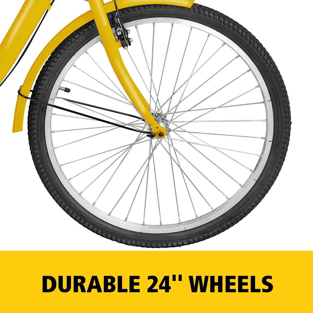 7 Speed 24in Adult Tricycle with Basket O283205