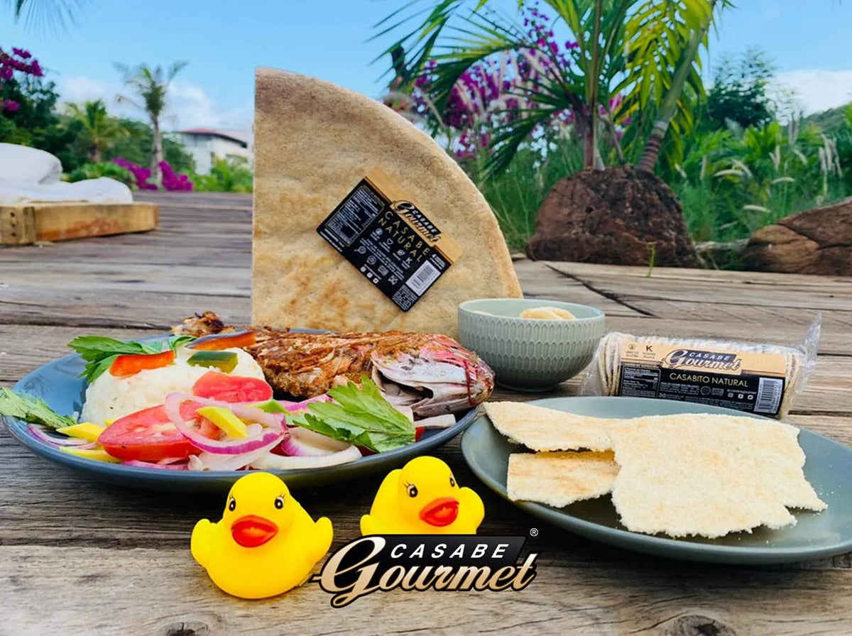 3 Pack Cassava Bread Natural Flavor Vegan E999