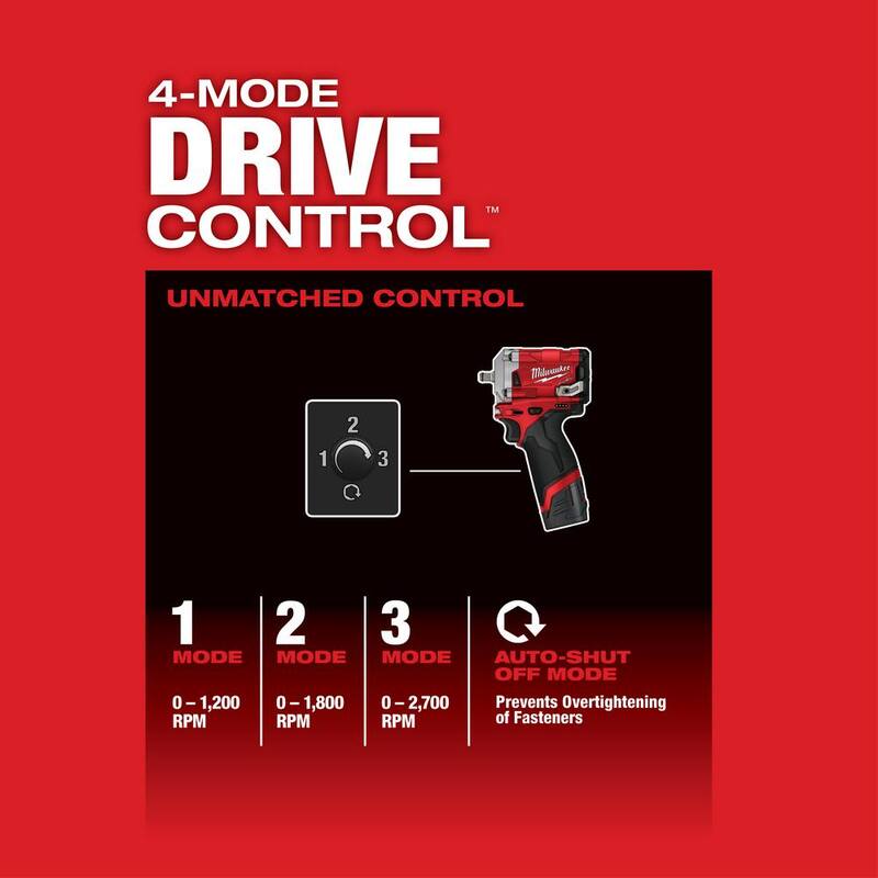 12V Brushless Cordless 3/8 in. Impact Wrench Kit with 6.0Ah Battery A37680