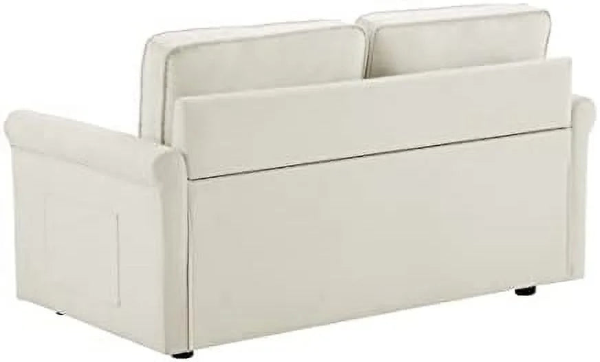 Velvet Upholstered Sleeper Sofa Bed I18975