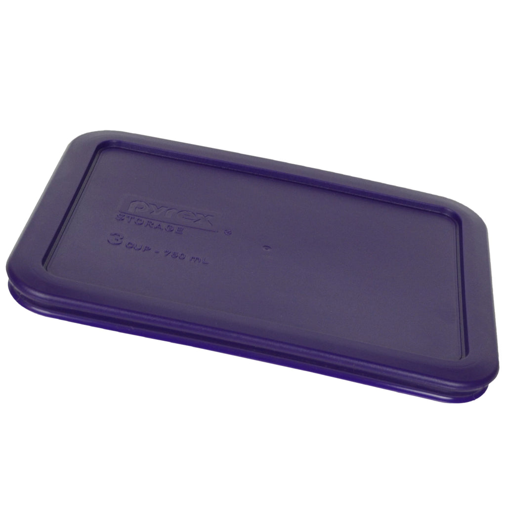 Glass Food Storage Dish with Purple Lid M1488