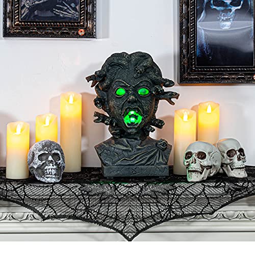 12 inch Electronic Animated Medusa Bust Halloween Decoration I71739