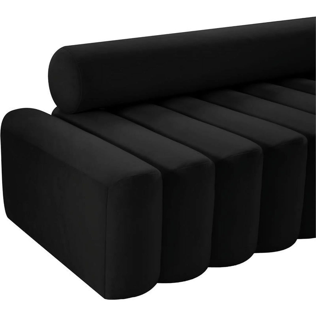 Black Velvet Chair H4118
