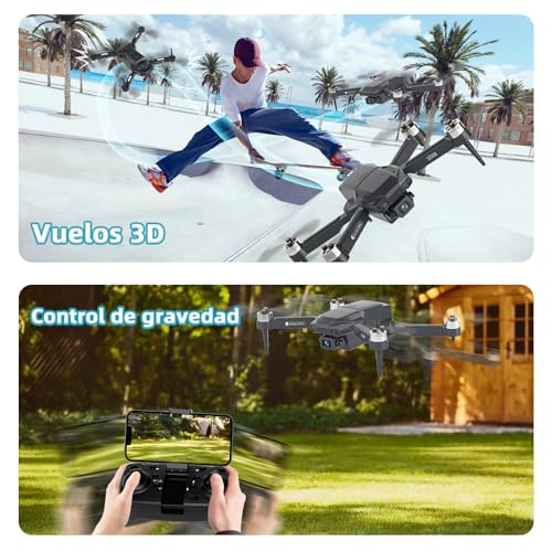 Mini Drone with Camera, FPV RC Quadcopter, Foldable Drone with Carry Case W643