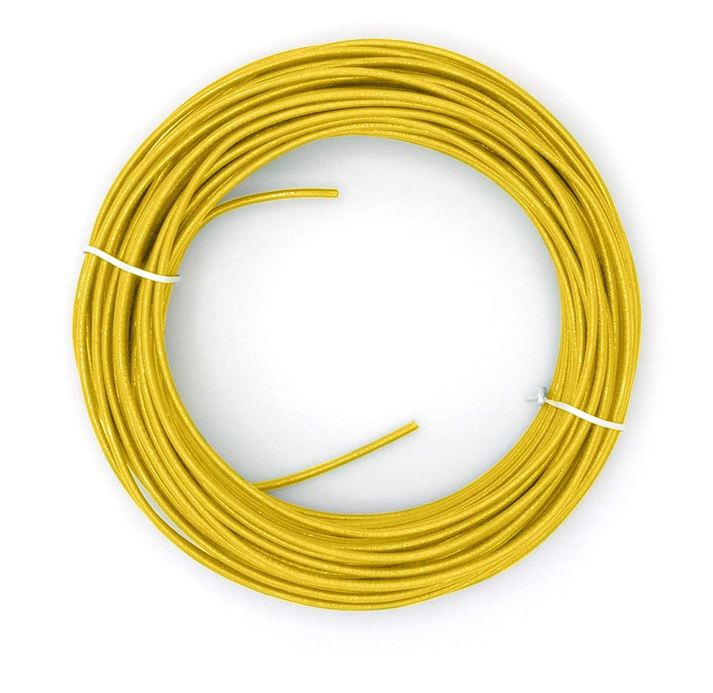 75 Feet Insulated Solid Copper THHN THWN Wire 12 AWG Yellow U14522