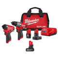 12V Lithium-Ion Brushless Cordless Hammer Drill/Impact Driver Combo Kit W84900