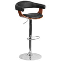Black Walnut Adjustable Bar Stool F3190