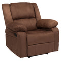 Chocolate Brown Microfiber Recliner N270