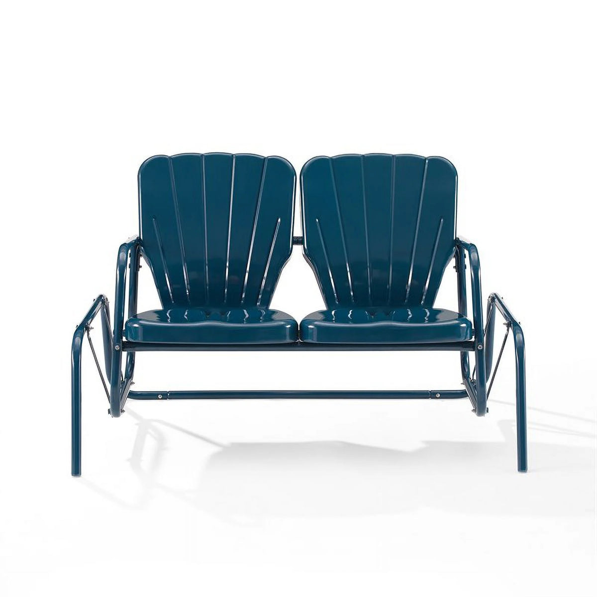Metal Outdoor Loveseat Glider P11780