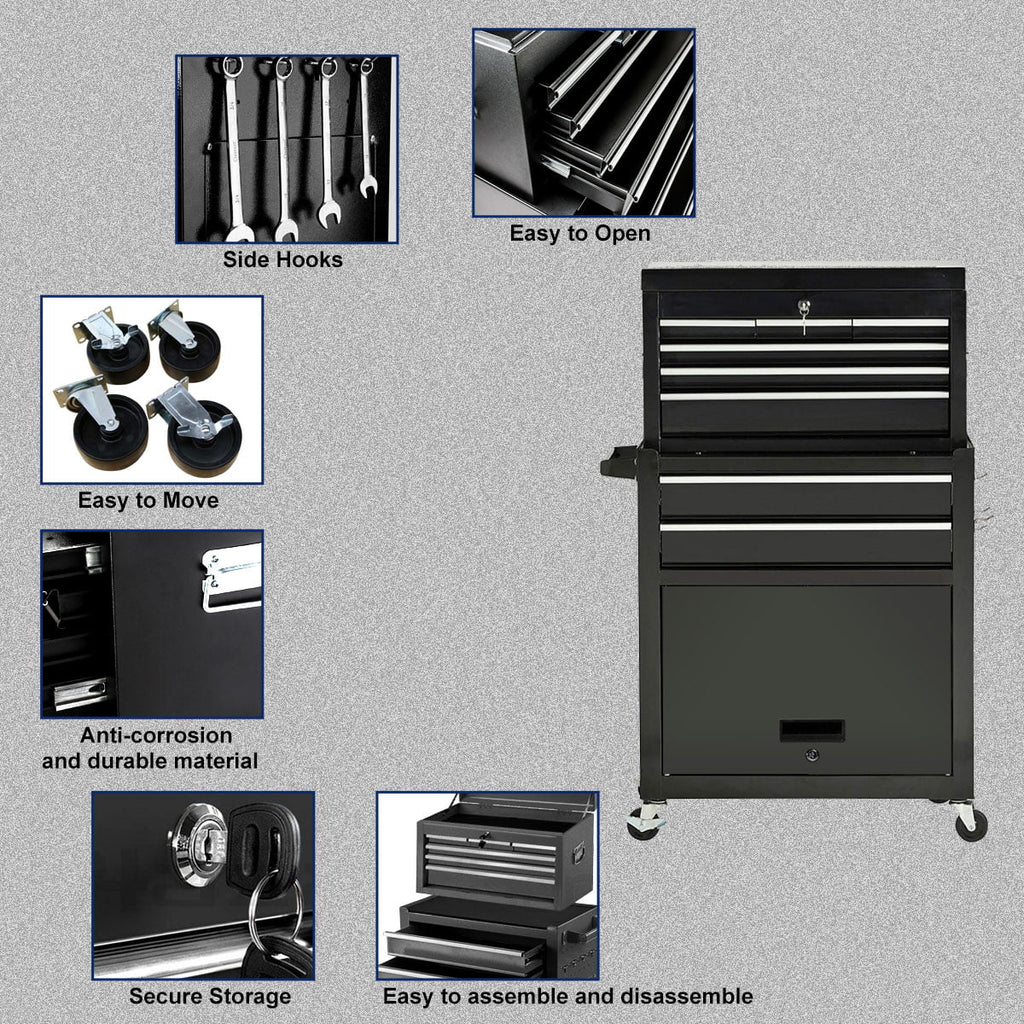 8 Drawer Rolling Tool Chest with Locks O484419