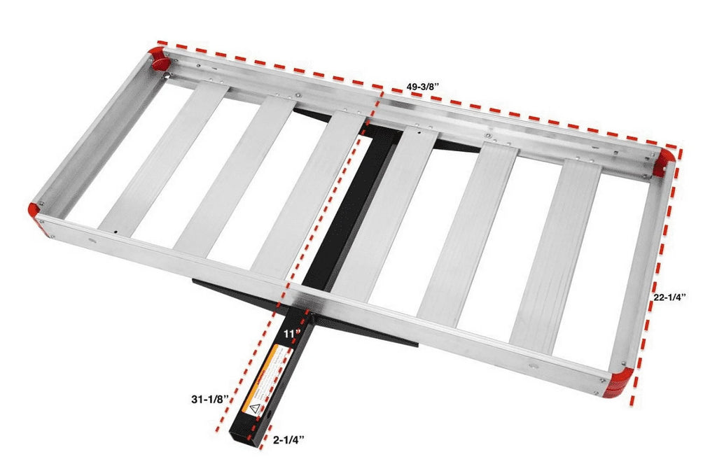 Aluminum Hitch Mount Cargo Carrier S165885