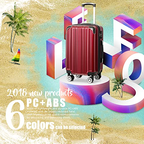 Expandable PC+ABS Spinner Luggage 20in 24in 28in V240