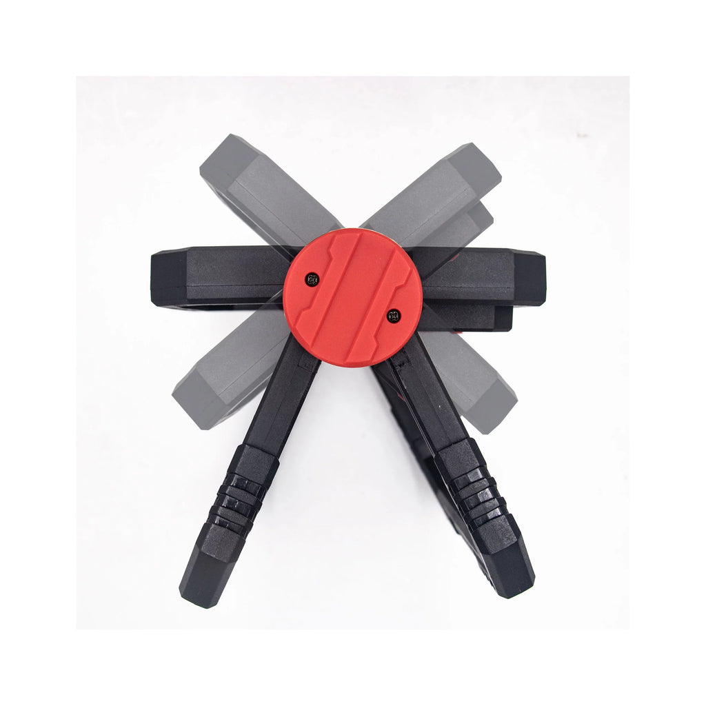 1000 Lumen Led Work Light Folding Stand Black Red Plastic W20245