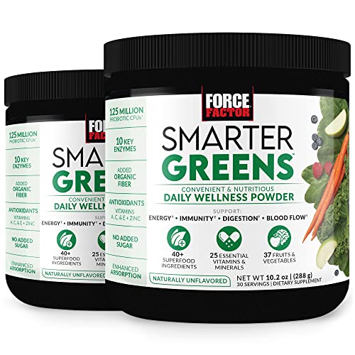 Unflavored Greens Superfood Powder with Vitamins Minerals & Probiotics W810