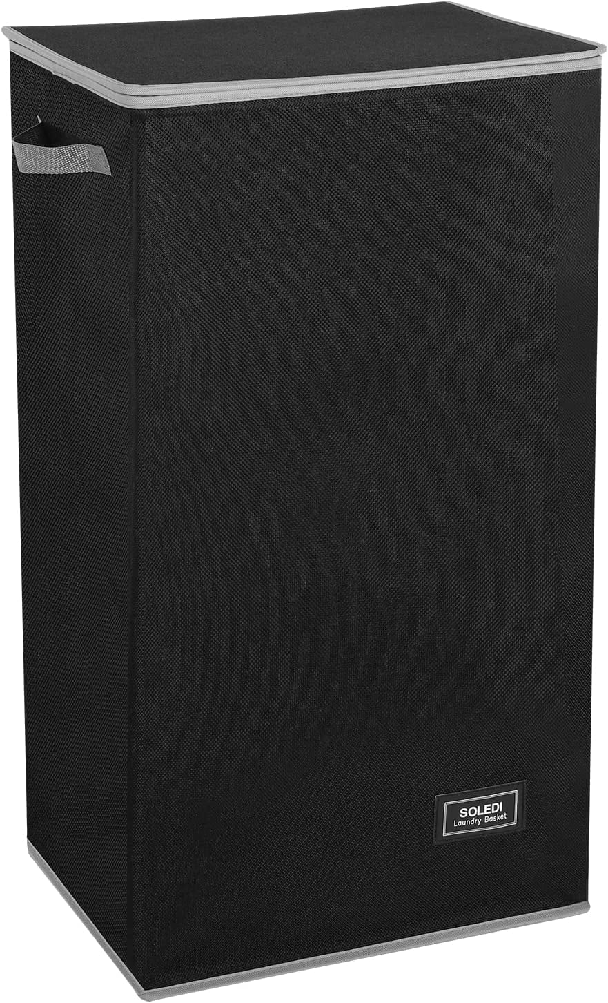 100L Collapsible Laundry Hamper with Lid & Laundry Bag S879