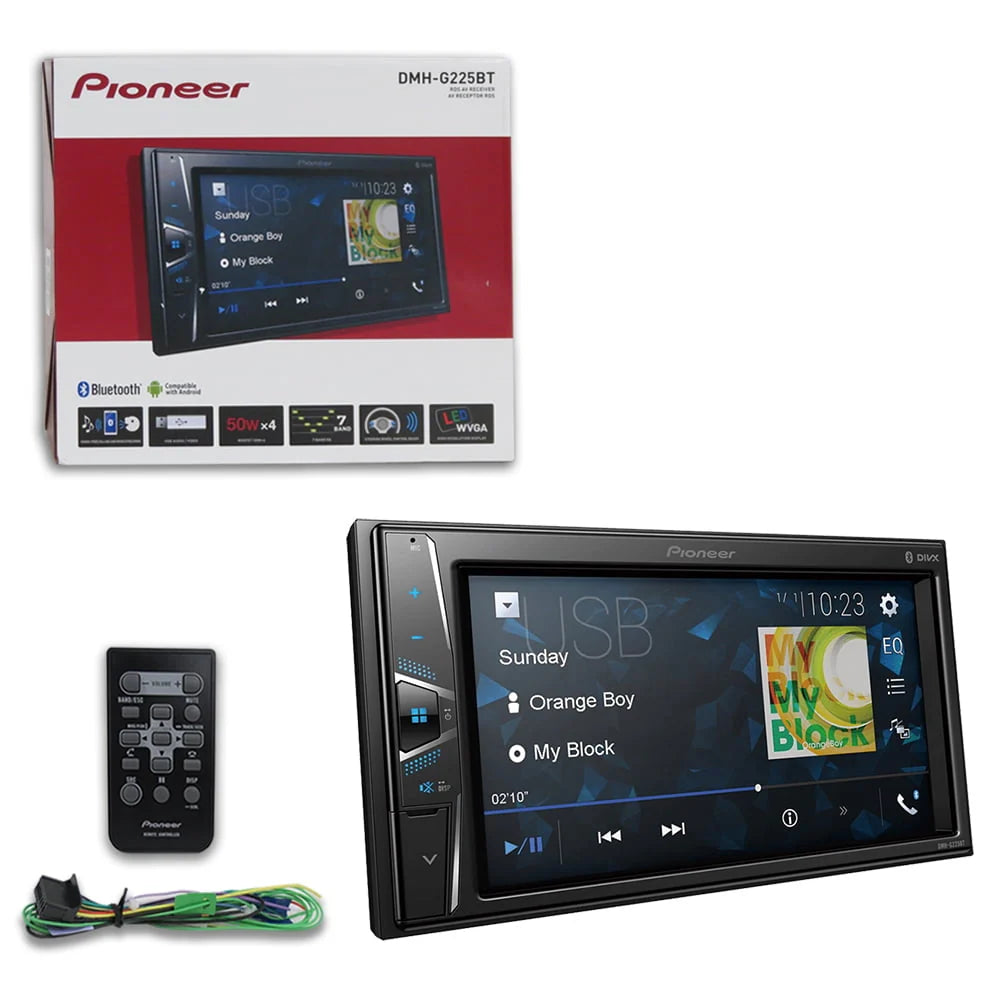 2-DIN 6.2 Touchscreen Digital Media Car Stereo with USB Bluetooth D5145