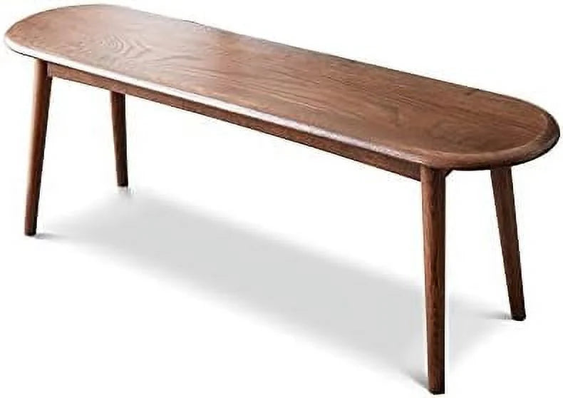 Oak Wood Dining Bench Woven Design 2-3 Seater P9340