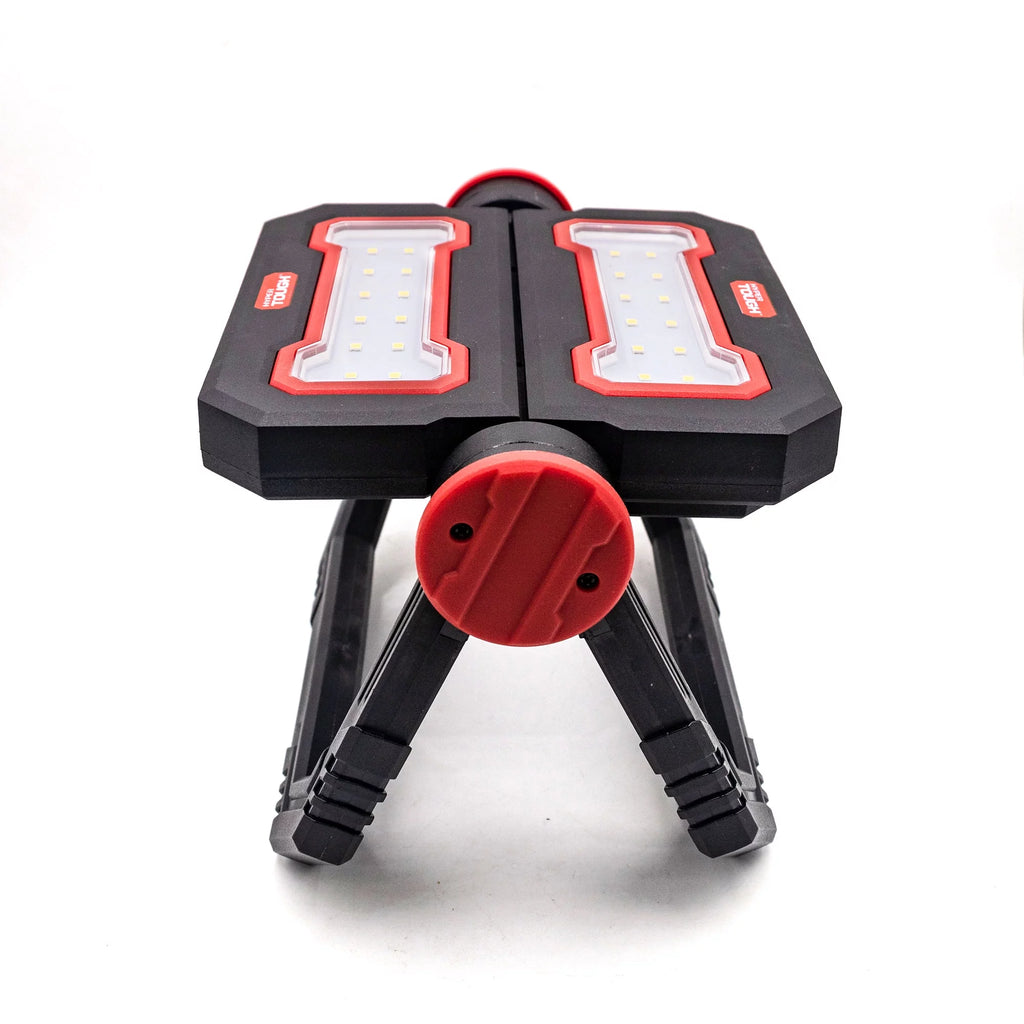 1000 Lumen Led Work Light Folding Stand Black Red Plastic W20245