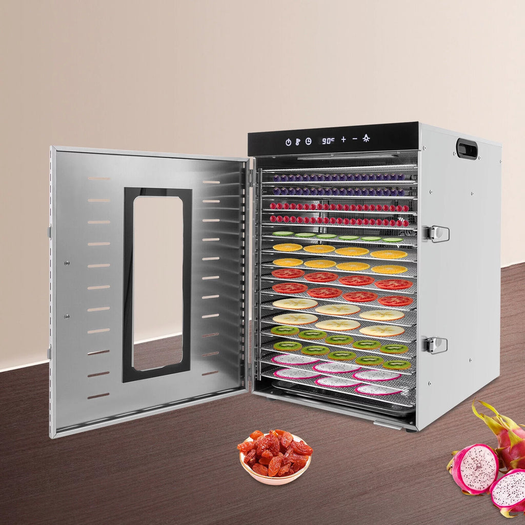 16 Trays Stainless Steel Food Dehydrator D5836