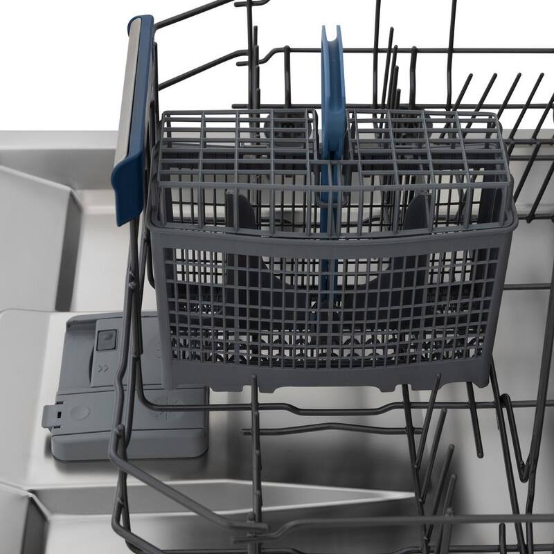 18 in. 8-Cycle Tall Tub Dishwasher with 3rd Rack in Black Stainless Steel L67924
