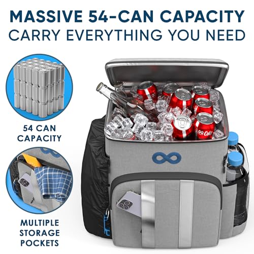 54 Can Leakproof Insulated Cooler Backpack J14714